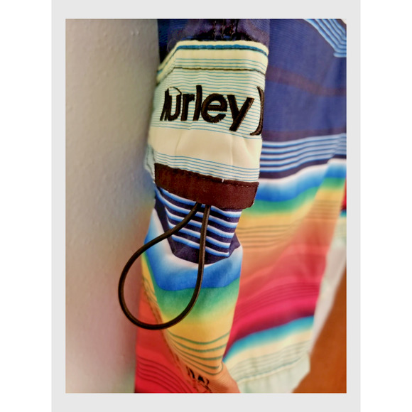 Hurley Swim Shorts Pattern Multicolor Men's Size 32W, inseam 10 in, 21 Lenght - Picture 5 of 5